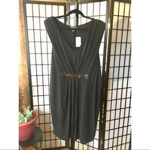 EUC F21+ LBD Sleeveless Black Dress
